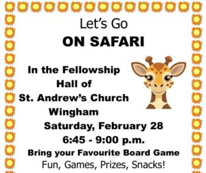 Winter Fun Party! Going On A Safari!